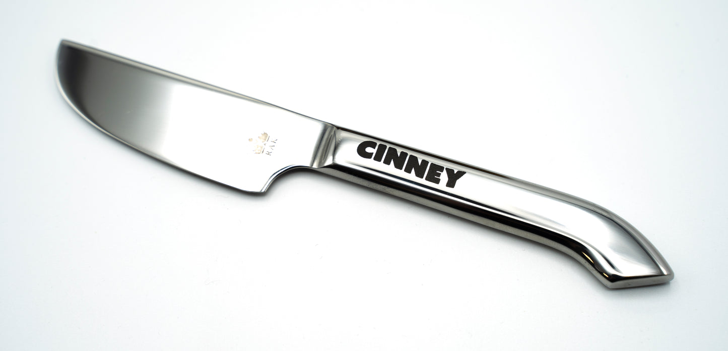 CINNEY Messer für Brotaufstrich mit Gravur